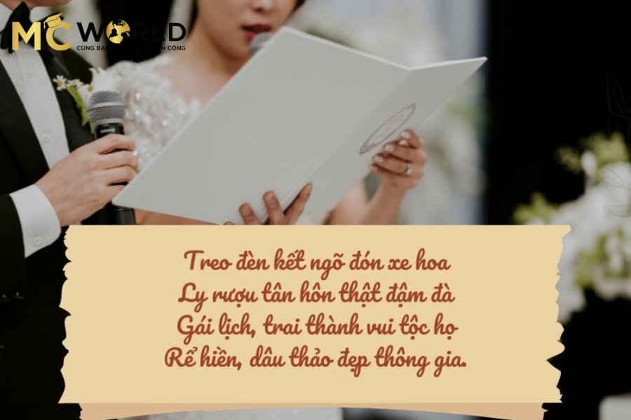 Mẫu lời dẫn chương trình đám cưới hay, lôi cuốn và ý nghĩa